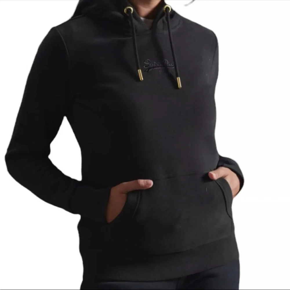 NWT Superdry VL Tonal EMB Hoodie size L - Picture 2 of 7